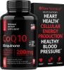 Co Q10 200mg Antioxidants Supplement for Heart Health and Brain Support High Absorption Ubiquinone Mitochondrial Supplements Extra Strength Coenzyme Q