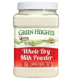 Whole Dry Milk Powder - 2.2 Pounds / 1 Kilo Jar (30+ Servings) - Proudly Made in America - Healthy Nourishing Essentials by Green Heights 35 oz