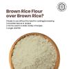 PRIDE OF INDIA Brown Rice Flour (1 lbs)