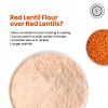 PRIDE OF INDIA Red Lentil Flour (1 lbs)