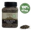 Pride of India ‚Äì Black Pepper Ground ‚Äì Ideal for Gourmet Dishes/ Soups/ Stews/ Rubs ‚Äì Fresh & Preservatives Free ‚Äì Warming Spice ‚Äì Easy to S