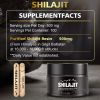 Shilajit Resin with Fulvic Acid & Trace Minerals,Support Metabolism & Immune System - 100 Serving / 50g Healthcare Dietary Fitness  Natural Edible