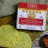 Pride Of India | Tomato Papadum, 10-Count (3.53oz - 100gm) | Protein Fiber & Iron Rich, Gluten-Free Vegan Lentil Crackers