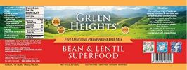 Bean & Lentil Superfood Mix 24 Ounce / 680 Grams Jar (16+ Servings) - Proudly Made in America - Healthy Nourishing Essentials by Green Heights 24 oz