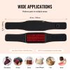 Red Light Therapy Belt for Waist 660&850nm Red Light Therapy Pad 112 LEDs