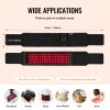 Red Light Therapy Belt for Waist 660&850nm Red Light Therapy Pad 105 LEDs