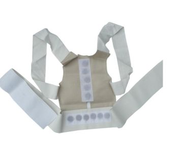 Magnetic Therapy Belt Posture Corrector (Option: 2-Blanco-XL)