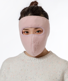 Autumn and winter dust masks breathable warm and cold (Color: Pink)