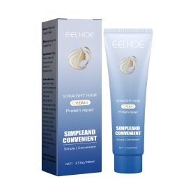 EELHOE Protein Corrective Hair Straightening Cream Repair Hair Smoothing Frizz And Dryness Anti-Frizz Nourishes And Smoothes Hair (Option: 3pcs)