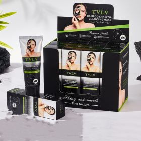 Bamboo Charcoal Cleaning Facial Mask (Option: Facial mask-12PCS)